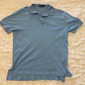 Medium Polo by Ralph Lauren Blue with yellow logo